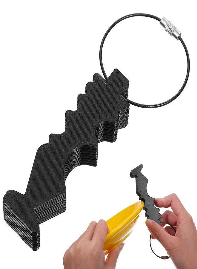 Heclia Hecila Disc Golf Repair Tool Portable Repair Tool for Disc Golf PVC Discs Golfs Edge Maintenance Tools Sports Flying Discs Tools for Training Competitions Scratch Stains Fix Polishing with Hang Rings - Image 1