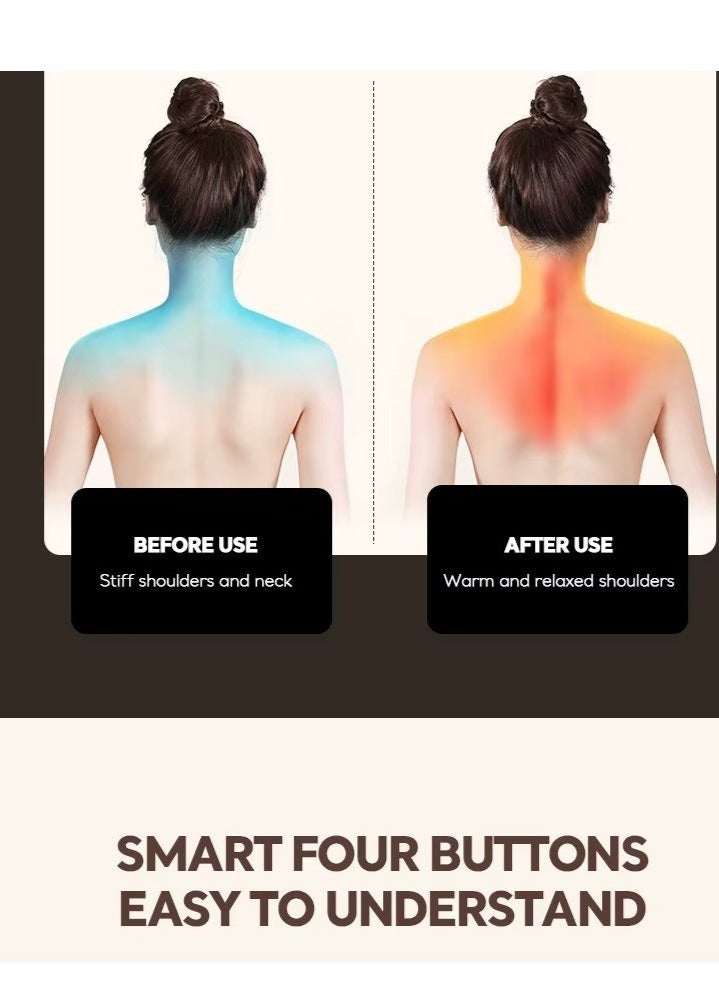 Shiatsu Neck & Back Massager with Soothing Heat – Electric Deep Tissue 3D Kneading for Back Pain, Pain Relief in Neck, Shoulder, Waist, Legs - Image 4