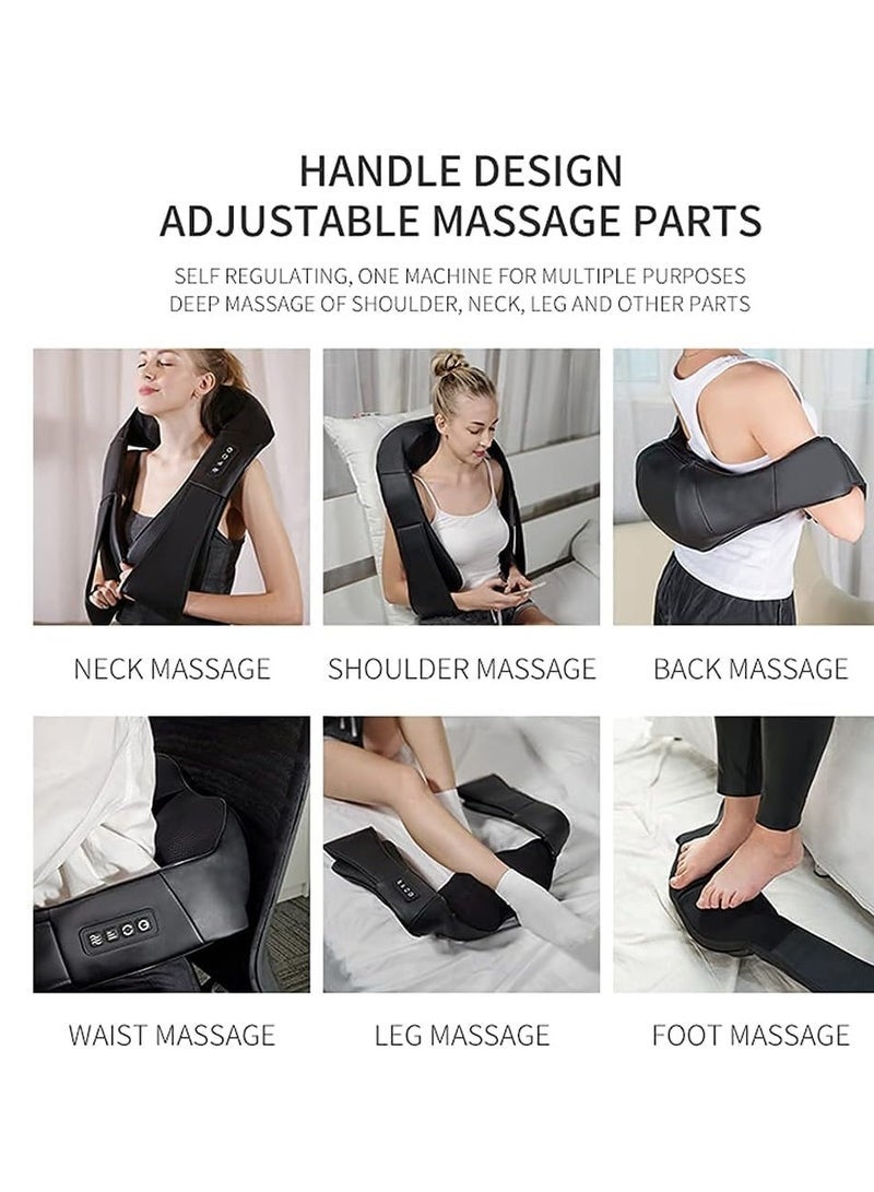 Shiatsu Neck & Back Massager with Soothing Heat – Electric Deep Tissue 3D Kneading for Back Pain, Pain Relief in Neck, Shoulder, Waist, Legs - Image 2