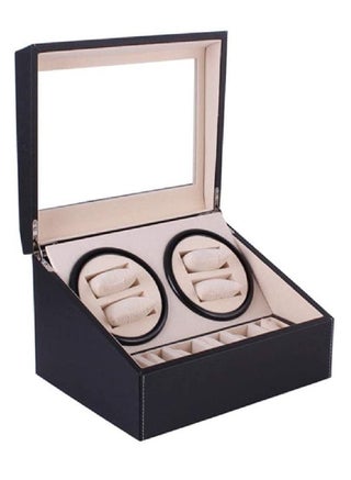 Automatic Watch Winder 4 Plus 6 Piece Storage -Black - pzsku/ZDDEF8E9575CBF65DAAADZ/45/_/1655204212/62f85abf-9ae1-4d16-ab6d-2cd84caf1ab6