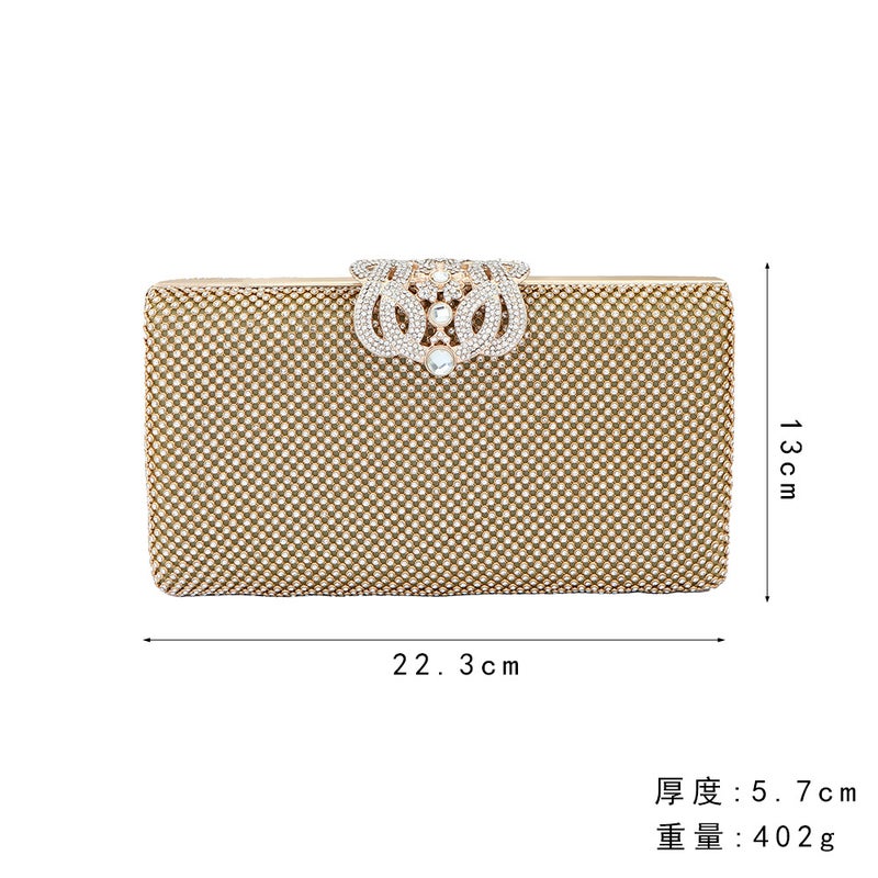 Diamond-Encrusted Women'S Bag Fashion One-Shoulder Small Square Bag Light Luxury All-Match Women'S Handbag Party Banquet Bag - Image 5