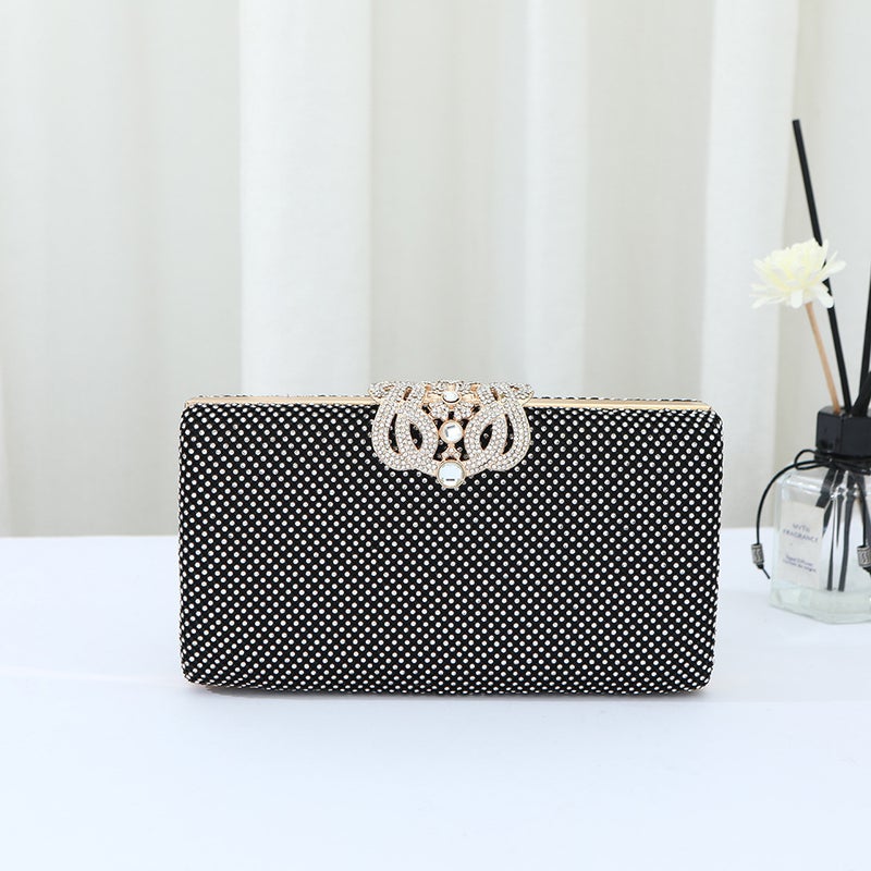 Diamond-Encrusted Women'S Bag Fashion One-Shoulder Small Square Bag Light Luxury All-Match Women'S Handbag Party Banquet Bag - Image 1