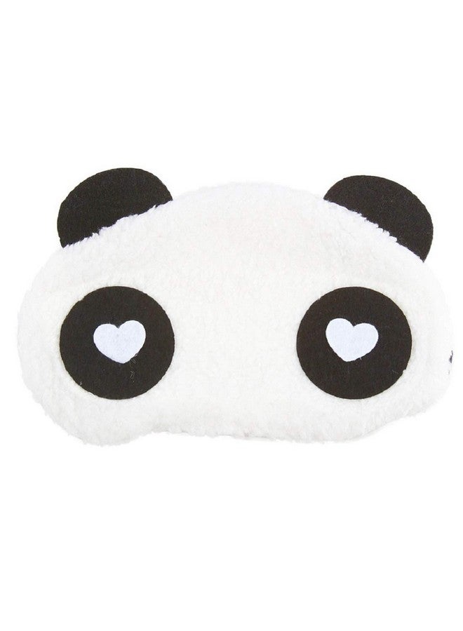 Jenna Fur Panda Ice Gel Sleepingeye Mask For Insomnia, Meditation, Puffy Eyes And Dark Circles,White  - Image 3