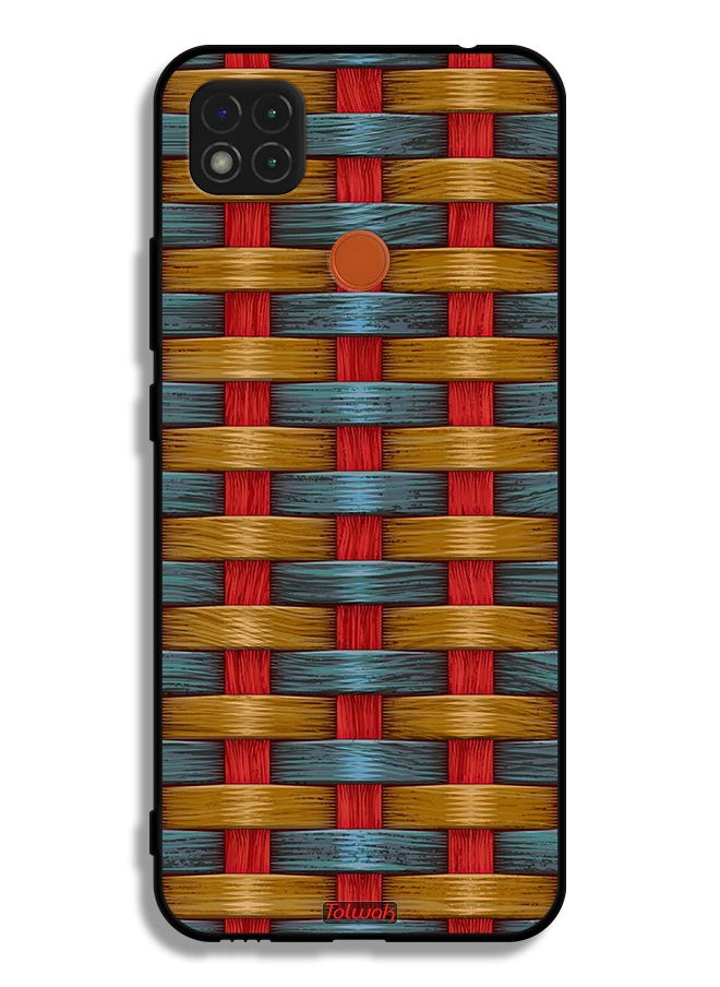 Tolwak Xiaomi Redmi 9C Protective Case Cover Strips Art Pattern  - Image 2