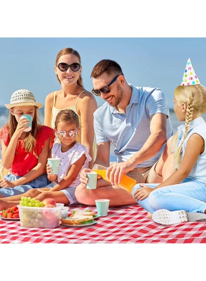 Extra Large Waterproof Picnic Blanket, Foldable Lightweight Beach Mat for Camping, Hiking, Park, Patio, Festivals Travel, Sand Proof Portable Outdoor Mat for Family (190*200cm) - Image 5