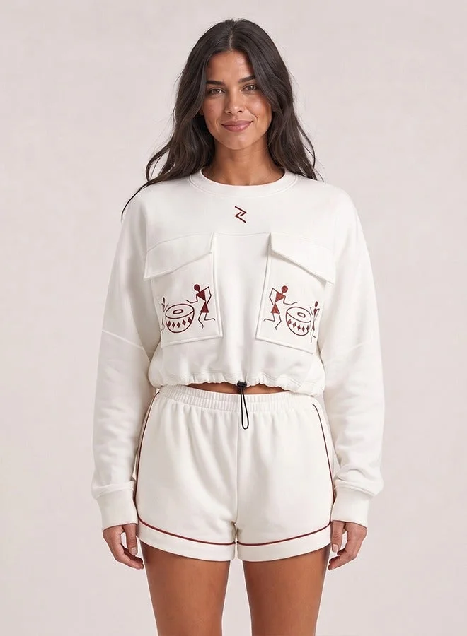 Zaecy Women's Cropped Sweatshirt