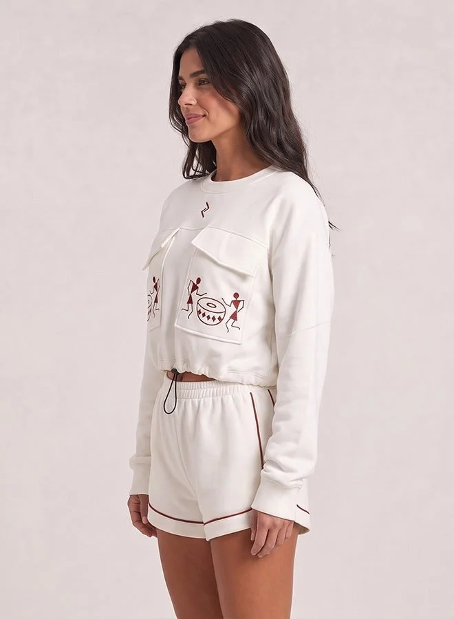 Zaecy Women's Cropped Sweatshirt
