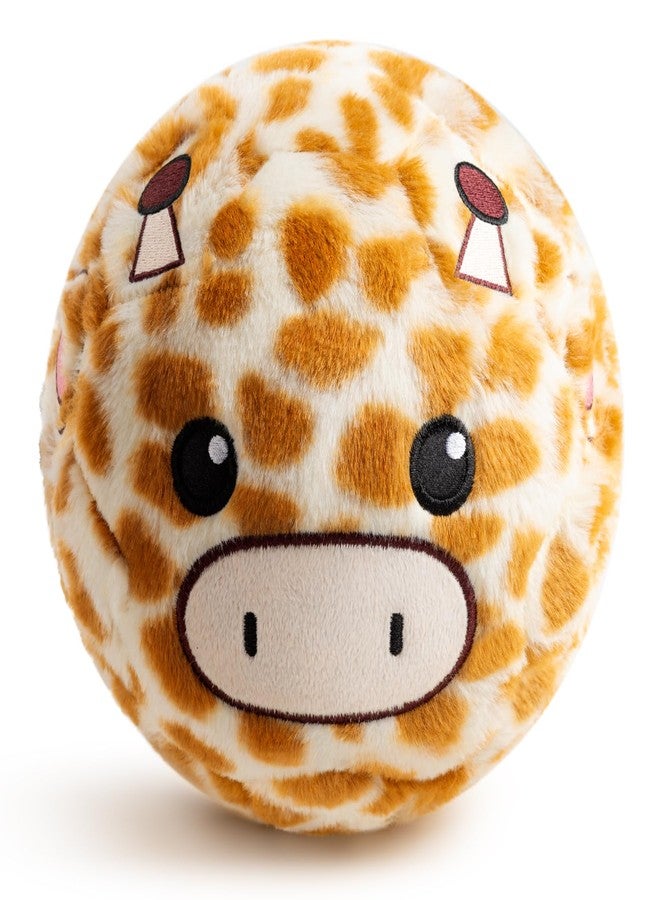 VangeBow Silent Indoor Soccer Balls for Toddlers 1-3, Inflatable Soft Plush Baby Toddler Soccer Ball Toys Gifts for Kid 3-5 Year Old Boy Girl First Birthday Gift (Giraffe, Pump Include) - Image 1