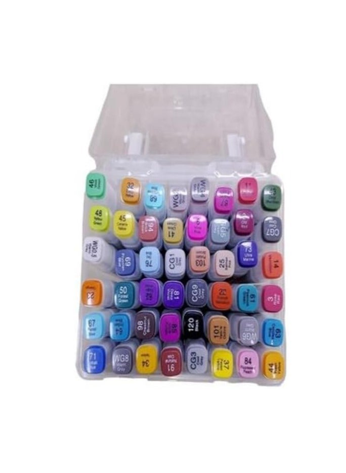 Generic Colourful Marker Pen Set, 60 Colours, Space Themed Storage Bag  - Image 5