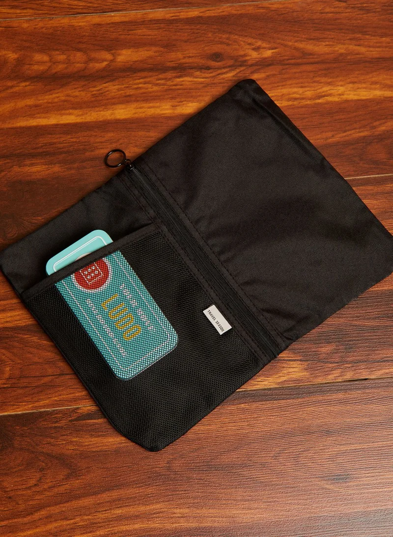 AURORA Black Set Of 7 Travel Organizer Packing Bags
