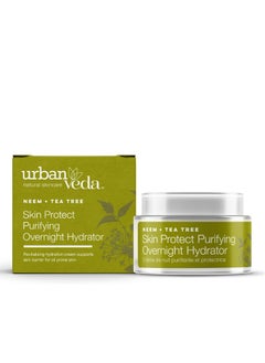 urban Veda Purifying Night Cream Skin Protect Overnight Hydrator 50ml  - Image 1