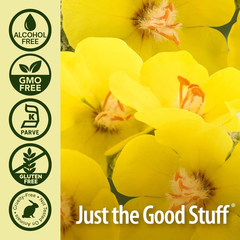 Nature's Answer Mullein Leaf | Herbal Supplement | Supports Respiratory Function & Mucous Membranes | Non-GMO & Kosher | Gluten-Free & Alcohol-Free 1oz (2 Pack) - Image 5