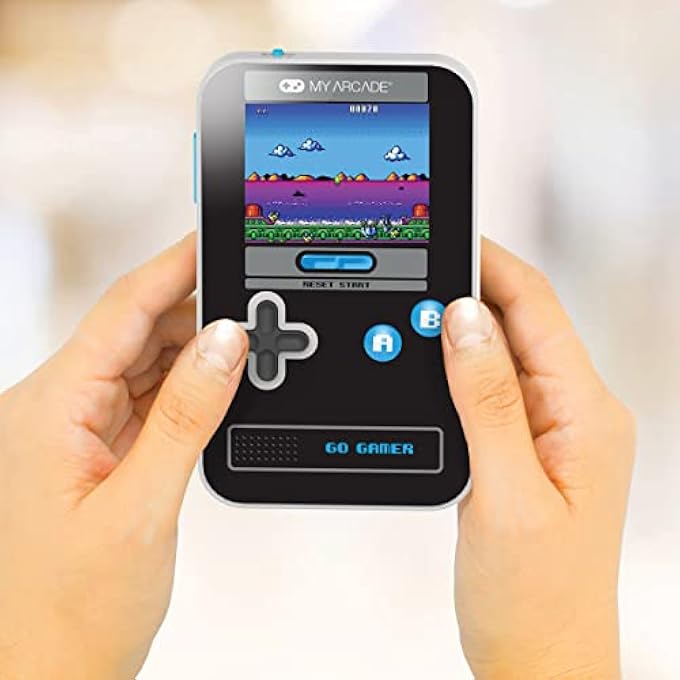 GO GAMER CLASSIC-BLUE: PORTABLE ELECTRONIC GAME CONSOLE WITH 300 GAMES, FULL COLOR 2.5" SCREEN- FUN FOR THE ENTIRE FAMILY (DGUN-3913) - Image 4