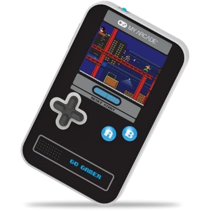 GO GAMER CLASSIC-BLUE: PORTABLE ELECTRONIC GAME CONSOLE WITH 300 GAMES, FULL COLOR 2.5" SCREEN- FUN FOR THE ENTIRE FAMILY (DGUN-3913) - Image 3