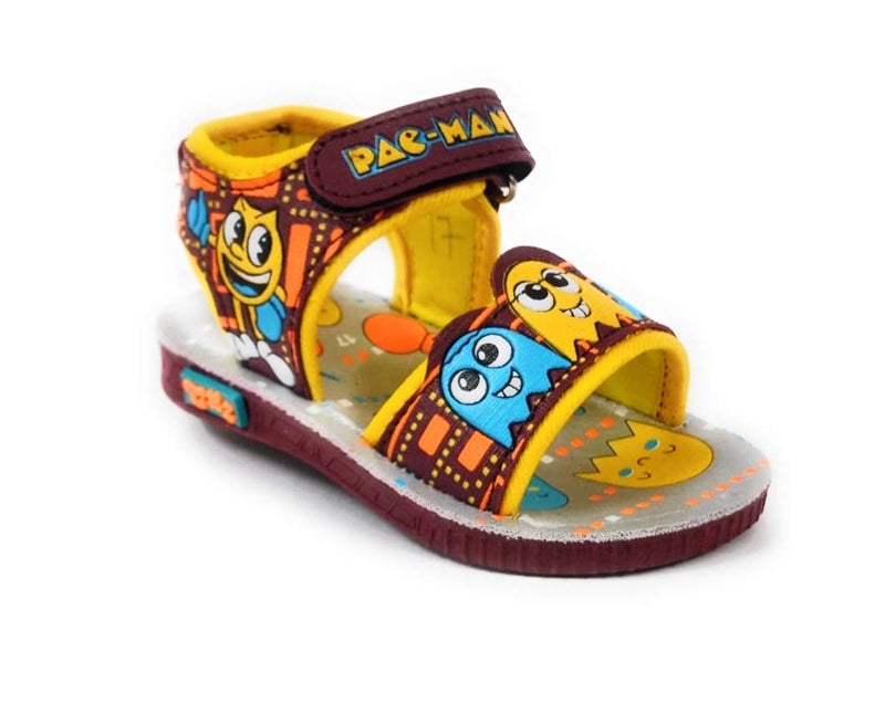 Coolz Kids Chu-Chu Sound Musical First Walking Sandals C-1A Cherry Tan for Baby Boys and Baby Girls Age 12-24 Months - Image 1