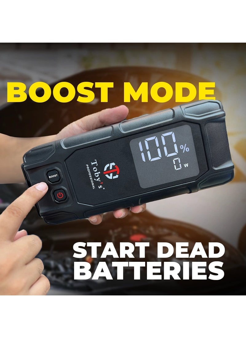 Toby's Jump Starter With booster mode starter for Cars 16000mAh and 59.2WH Best Power Bank for Electronic Devices  - Image 3