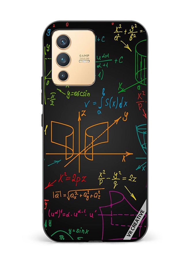VR CREATIVE غطاء حماية لهاتف فيفو V23 5G بتصميم رياضي متعدد الألوان - Image 1