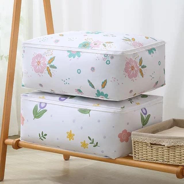 SOCATHEY SOCATHEY Plastic Storage Organizer for Quilts Coats Jackets Pillows Blankets 58 x 40 x 22 cm 01 - Image 1