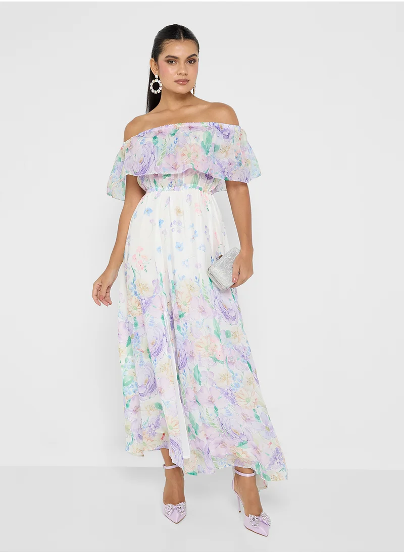 ايلا Floral Print Dress