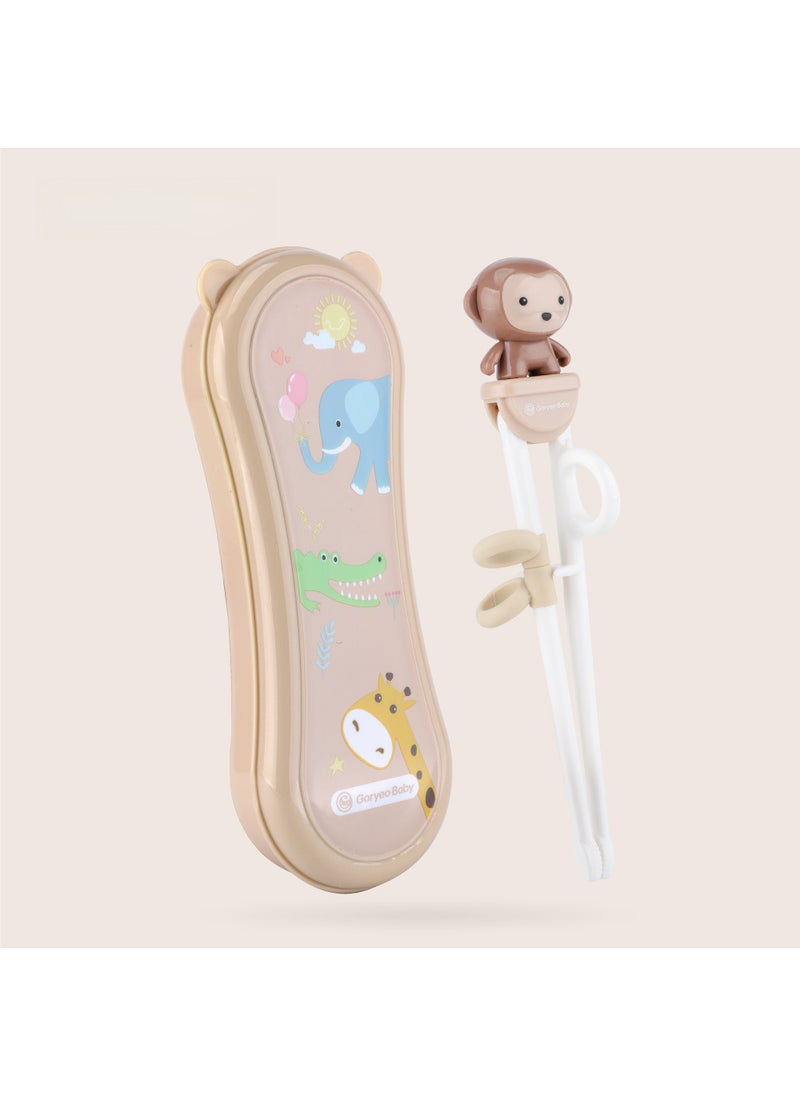 Generic - Kids Training Chopsticks Set for ToddlersMonkey learning Chopsticks + box Monkey learning Chopsticks + box - Image 1