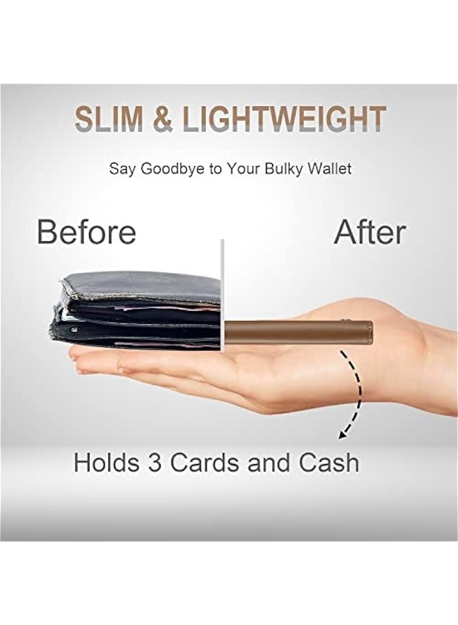 Samsung Galaxy S20 FE 5G Wallet Case - RFID Blocking Leather Purse Style Flip Case with Magnetic Stand for Samsung Galaxy S20 FE 5G 6.5 inch - Fashion Brown - Image 5