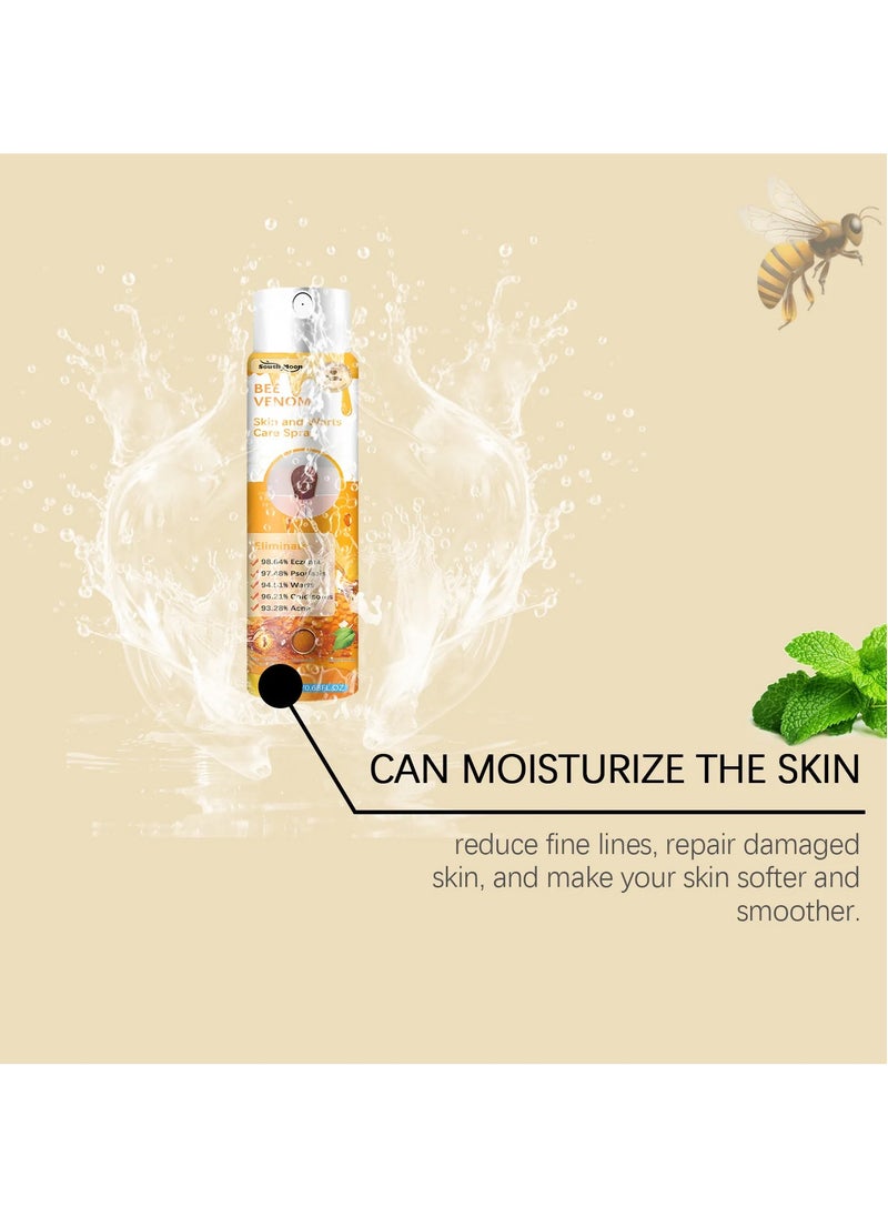 SOUTH MOON Bee Venom Skin and Wart Care Spray 20ml Wart Removal Care Spray Wart Removal And Nev Us Removal Skin Wart Removal Smooth Skin Spray  - Image 3