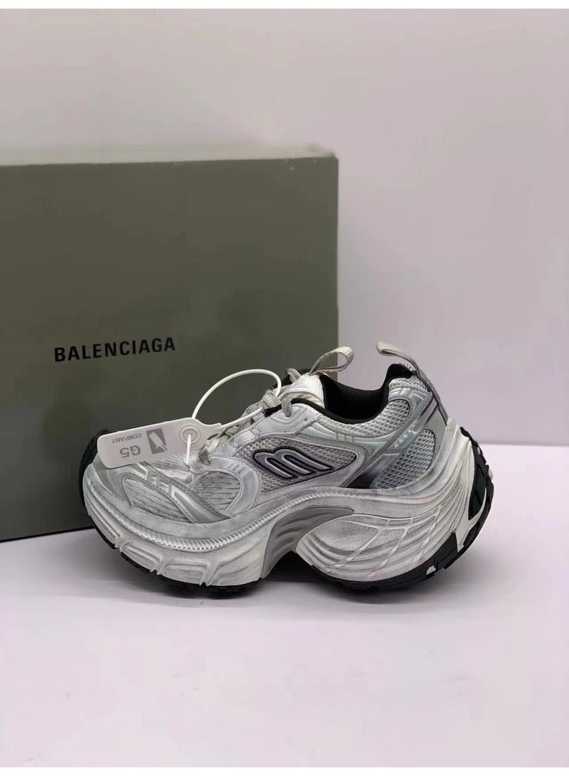 Balenciaga fashion trend thick-soled daddy shoes - Image 2