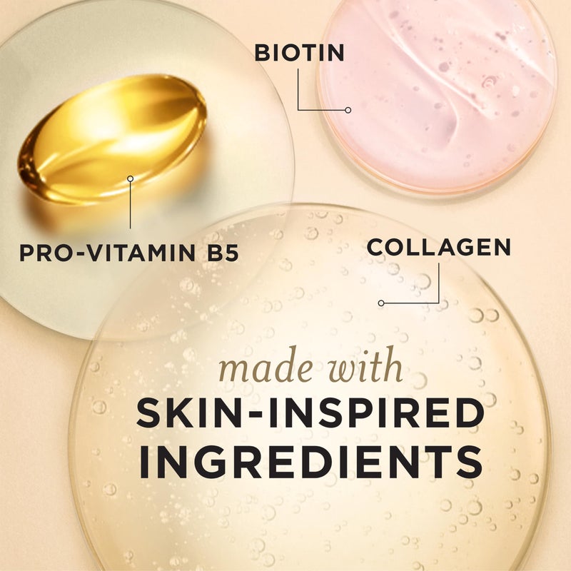 Pantene Infinite Lengths Shampoo, Sulfate Free with Biotin + Collagen, Strengthens Brittle Hair, Up to 90% Less Breakage, Safe for Color Treated Hair, Pro-V Miracles, Floral Scent, 30 Fl Oz - Image 3