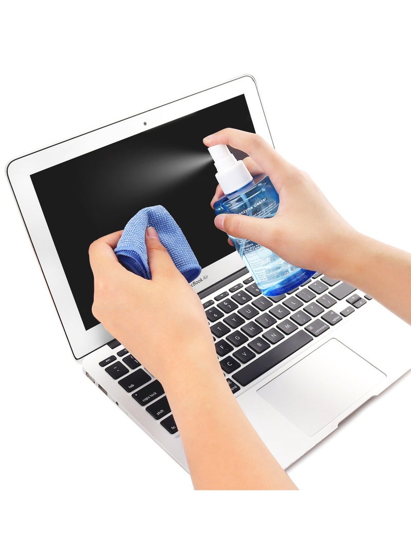 CMGTYYD. مجموعة أدوات تنظيف الشاشة الممتازة - بخاخ مانع للتنقيط لأجهزة التلفاز والكمبيوتر والهواتف والأجهزة اللوحية (200 مل/ 6.7 أونصة) مع قطعة قماش من الألياف الدقيقة - Image 3