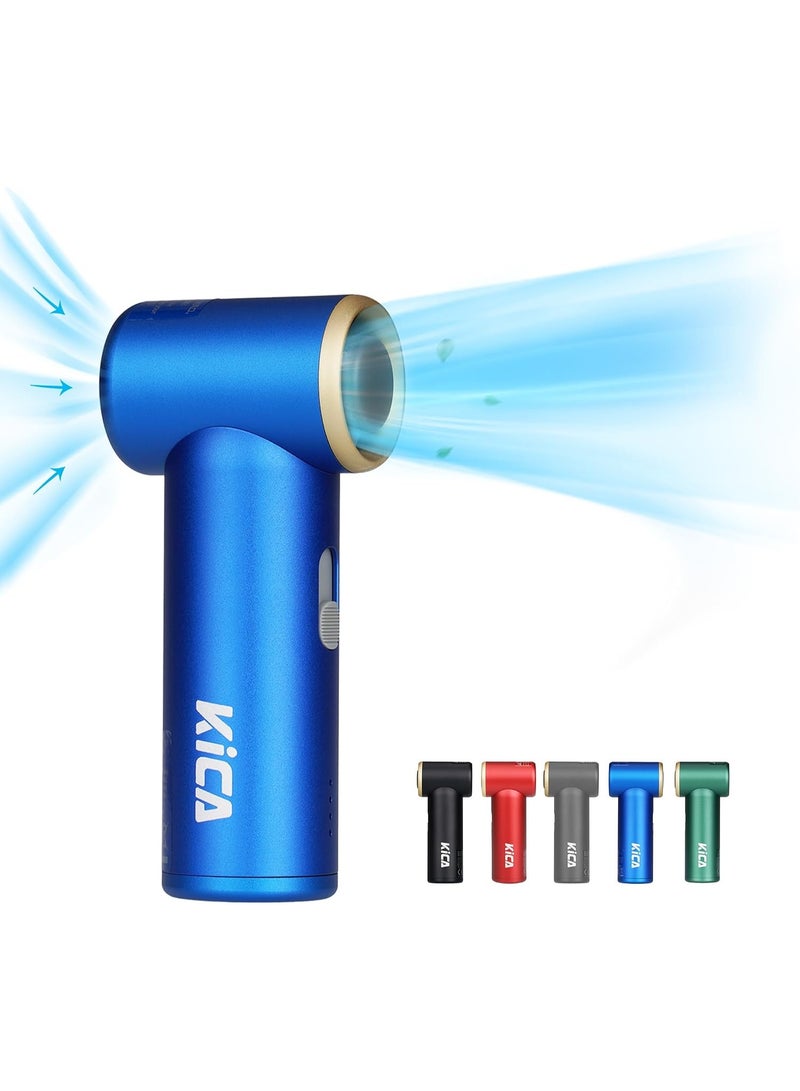 KiCA Jet Fan Mini Portable Turbo Fan 3000mAh Blue - Image 1