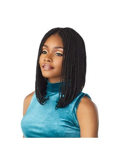 Sensationnel Sensationnel cloud9 4x4 braided wig  senegal twist bob hand tied swiss lace braided wig with large parting area 613 BLONDE 