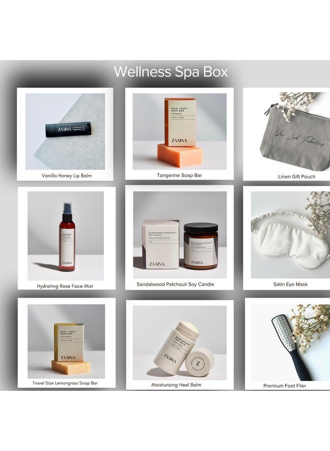 Zaaina Wellness Spa Set for Women - Relaxing Gifts for Her, Gift Basket for Women, Pampering Home Spa Package for Woman, Unique Valentine Gifts for Women, Birthday Gifts for Women, Self Care Kit for Mom, Wife, Sister or Friend by ZAAINA - Image 2