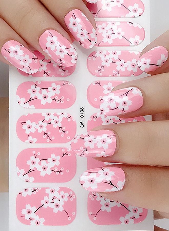 Generic 14-Pieces False Nails Sticker 