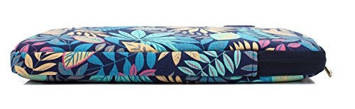 KAYOND Canvas Water-Resistant for 13-13.3 Inch Laptop Sleeve Case Bag (13-13.3 Inches, Forest Series Bule) - Image 5