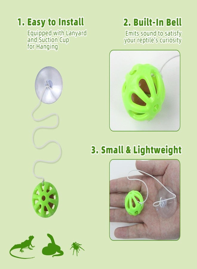 NZELSW Bearded Dragon Enrichment Toy Feeding Ball, Interactive Toy for Reptiles - Image 4
