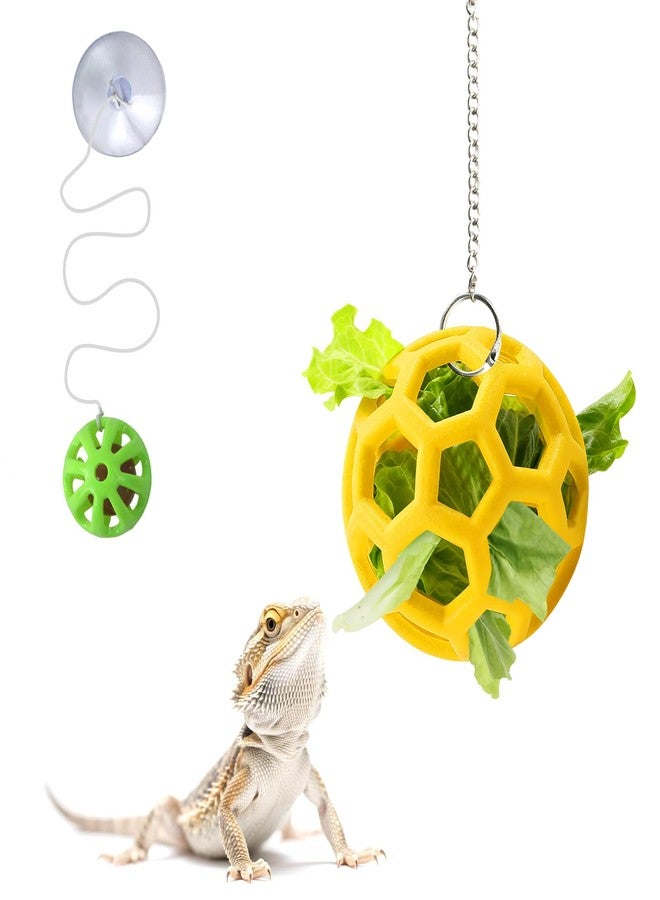 NZELSW Bearded Dragon Enrichment Toy Feeding Ball, Interactive Toy for Reptiles - Image 1