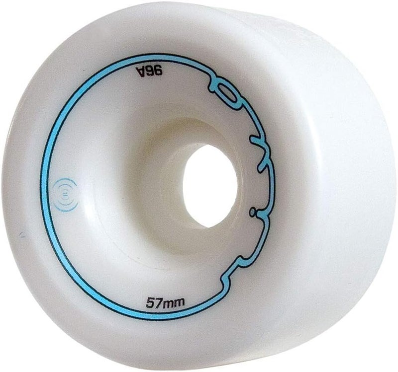 Riedell Sonar Riva Wheels - Quad Roller Skate Wheels - 4 Pack of 32mm x 57mm 96A Wheels - Image 1