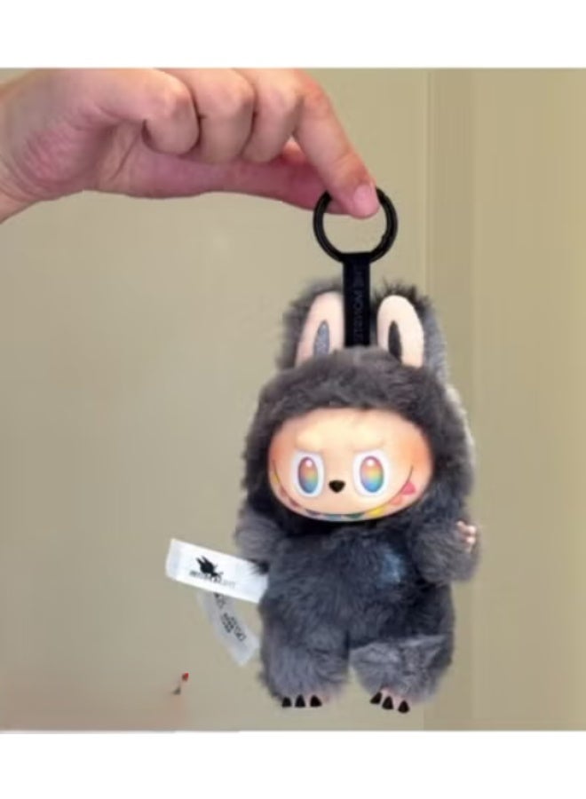 LABUBU Cute Bubble Labubu Plush Toy Trendy Blind Box, Vinyl Face Macaron Doll Pendant - Image 2