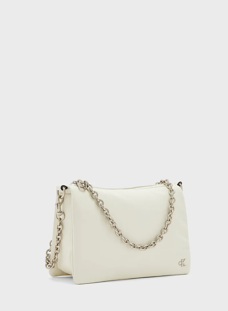 Calvin Klein Jeans Monogram Detailed Crossbody