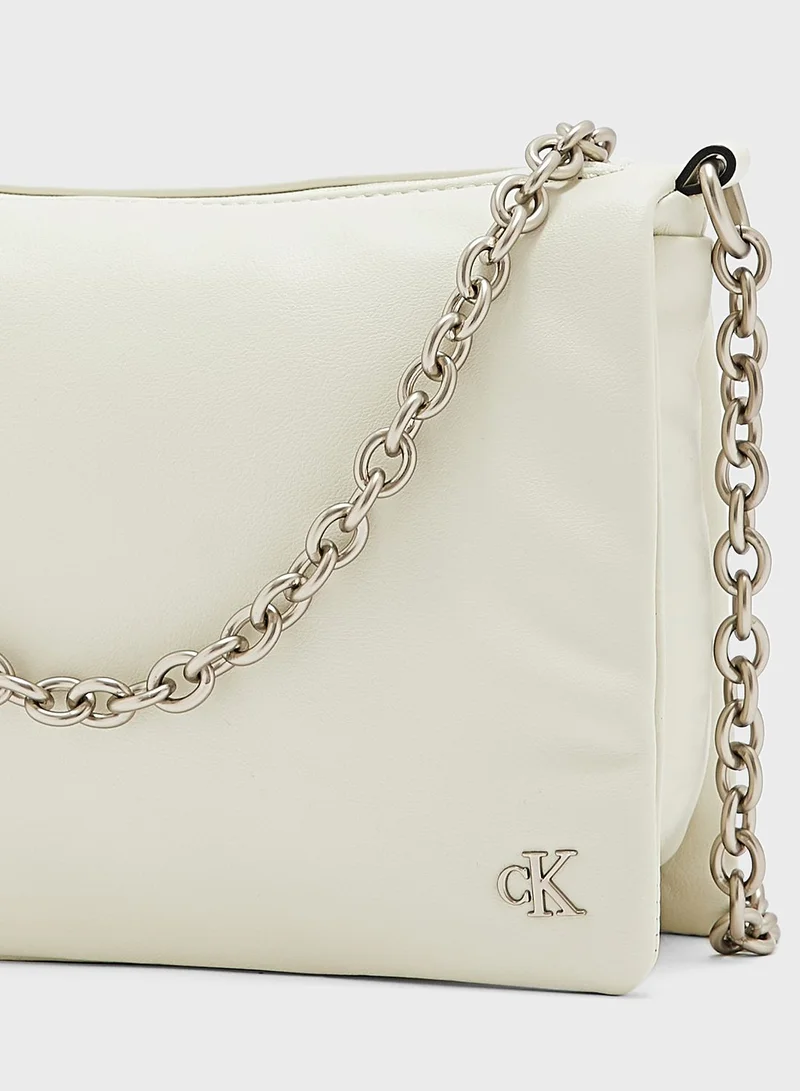 Calvin Klein Jeans Monogram Detailed Crossbody