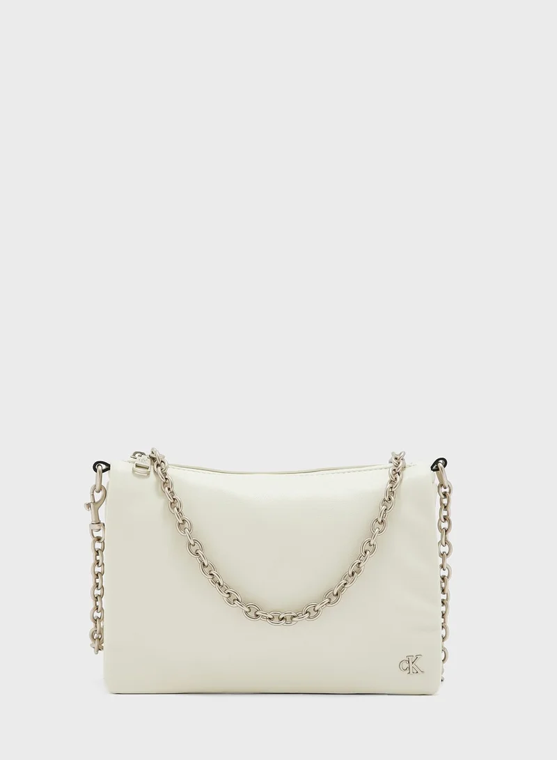 Calvin Klein Jeans Monogram Detailed Crossbody