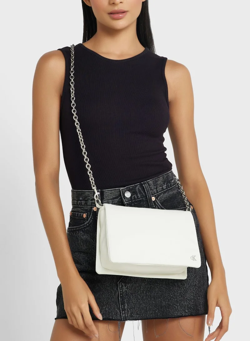 Calvin Klein Jeans Monogram Detailed Crossbody