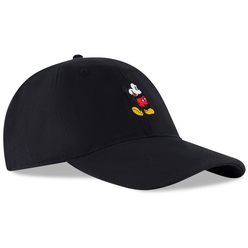 Disney Men's Baseball Cap, Mickey Mouse Adjustable Hat for Adult, Black, One Size - Image 3