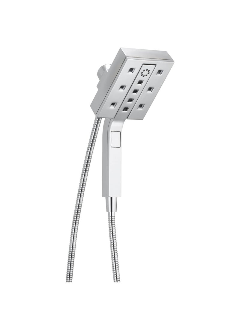 Delta Delta Faucet 4Spray Setting In2ition 2in1 Showerhead with Handshower I Overhead and Handheld Shower I H2Okinetic Shower head for Bathroom with Hose I 10 Year Warranty I Lumicoat Chrome 58473PR  - Image 1