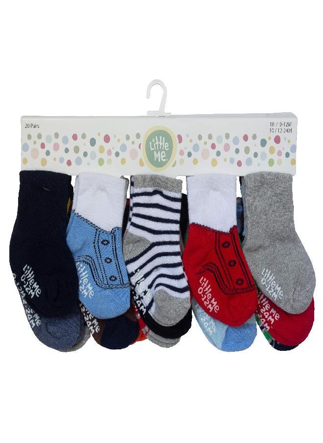 Little Me Little Me Baby Boys' Assorted, Multi, 0-12/12-24 Month  - Image 4