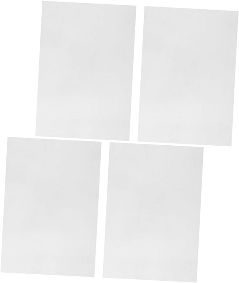NUOBESTY 4pcs Printable Heat Shrink Sheets DIY Heat Shrink Sheets for Crafts Shrinkable Night-Glowing Material - Image 1