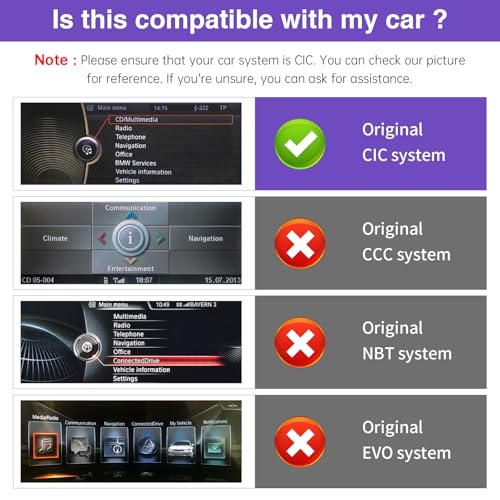 NINETOM 2025 Upgraded 12.3" Ultra-Narrow Touchscreen Wireless CarPlay Android Auto Receiver Compatible with BMW 5 Series F10/F11 (2010–2012), for CIC System - Image 2
