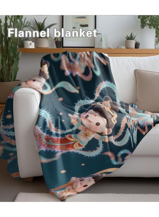 general Baby and children's cartoon flannel thin blanket (warm and comfortable, suitable for sleep, game use) 70cm*100cm - Image 5