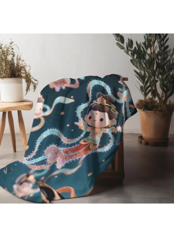 general Baby and children's cartoon flannel thin blanket (warm and comfortable, suitable for sleep, game use) 70cm*100cm - Image 4