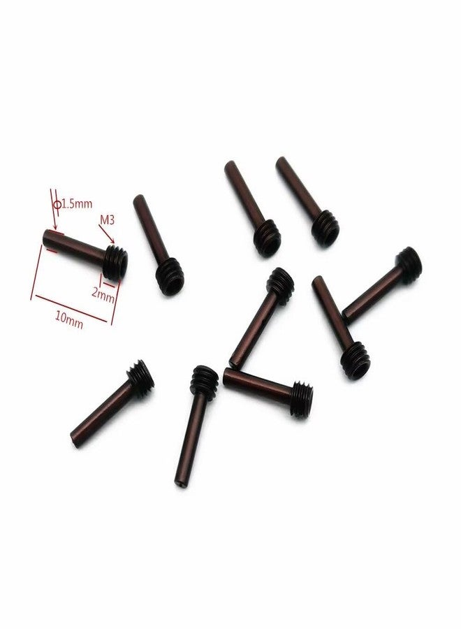 EPTNNASO 10pcs S2 Hard Steel M3 x 2 x 10 x 1.5 Driveshafts Screw Pins for RC Car Upgrade Parts - Image 2